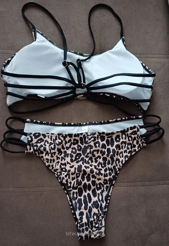 Стильний купальник леопардовый принт - btw.shopping