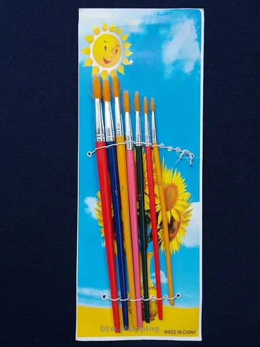 Набiр пензликiв 7 штук + Тримач для олівця WORISON двосторонній