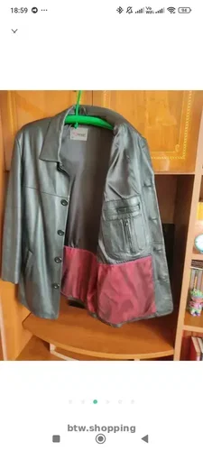 Продам кожаний кардиган/куртку