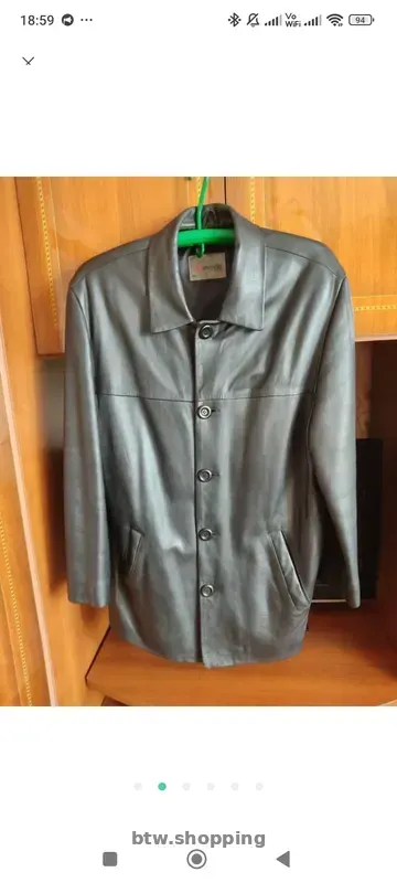 Продам кожаний кардиган/куртку - btw.shopping