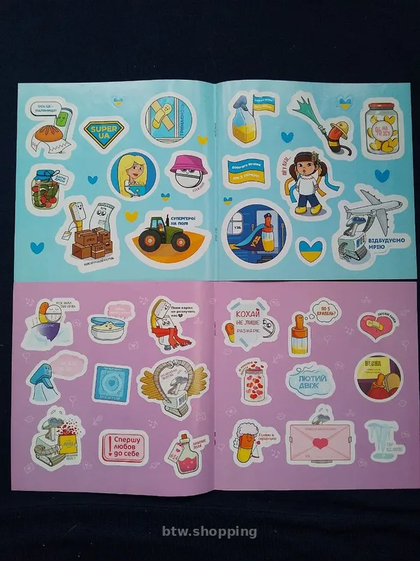 Казкові наліпки Барні та iншi рiзньоманiтнi + (ПОДАРУНОК) - btw.shopping