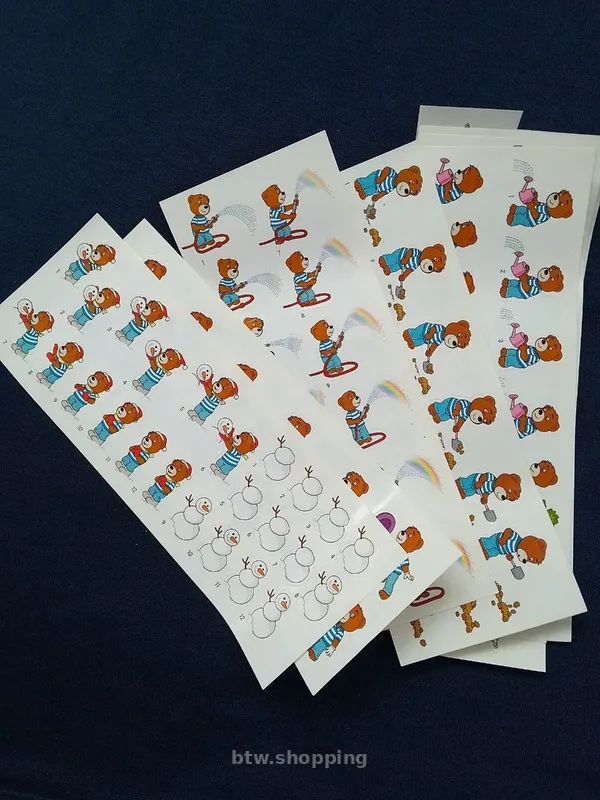 Казкові наліпки Барні та iншi рiзньоманiтнi + (ПОДАРУНОК) - btw.shopping