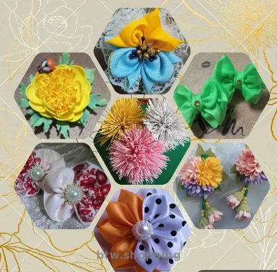 Ошатні бантики для дівчаток  -  нові