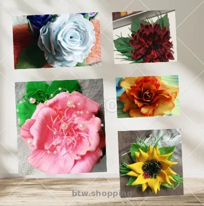 Бутон'єрка, квітковий браслет на руку  - нове