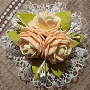 Бутон'єрка, квітковий браслет на руку  - нове - btw.shopping