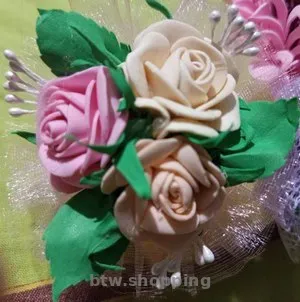 Бутон'єрка, квітковий браслет на руку  - нове - btw.shopping