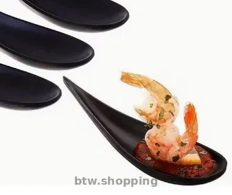 Ложка - десертна тарілка у формі листка   -   нові - btw.shopping