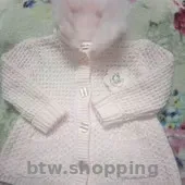 Кофтинка  з комірцем,  персикова   -  вживане - btw.shopping