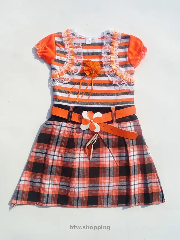 Сукня для дівчинки з поясом   - нова - btw.shopping