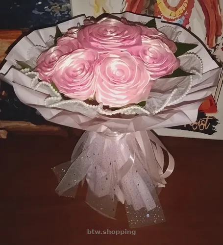 Букет рожевих троянд