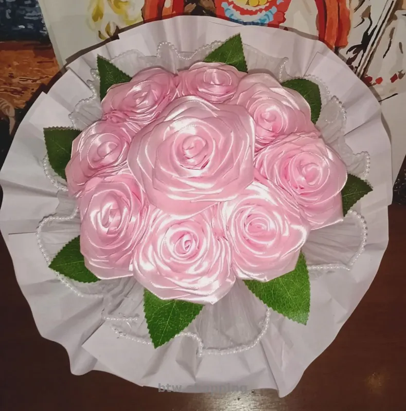 Букет рожевих троянд - btw.shopping