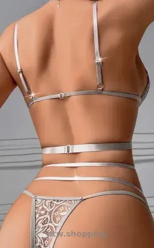 Комплект нижньої жіночої білизни - новий бежево - сірий - btw.shopping