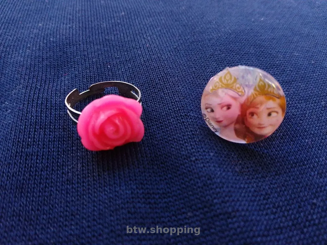 Кулон з сережками + Набір заколок + Дитяча каблучка + (ПОДАРУНОК) - btw.shopping