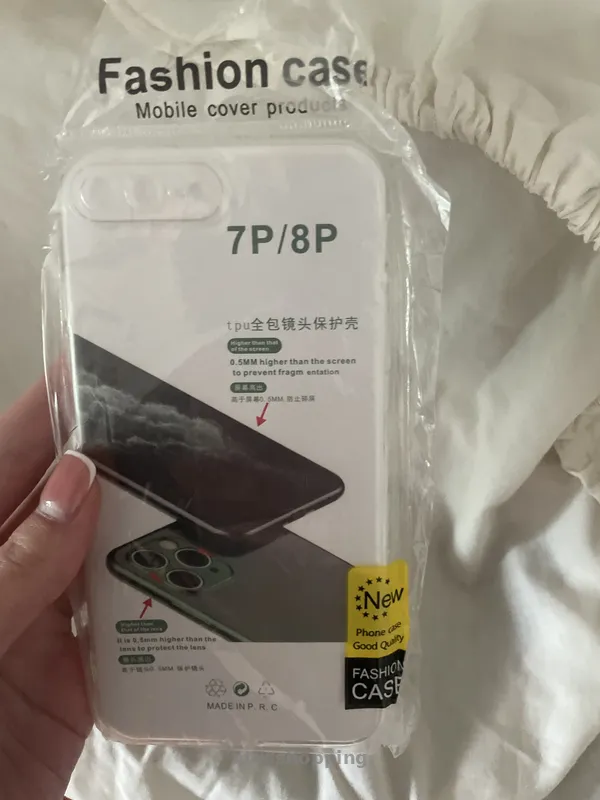 Прозорий чохол на iPhone/Новий/Силіконовий - btw.shopping