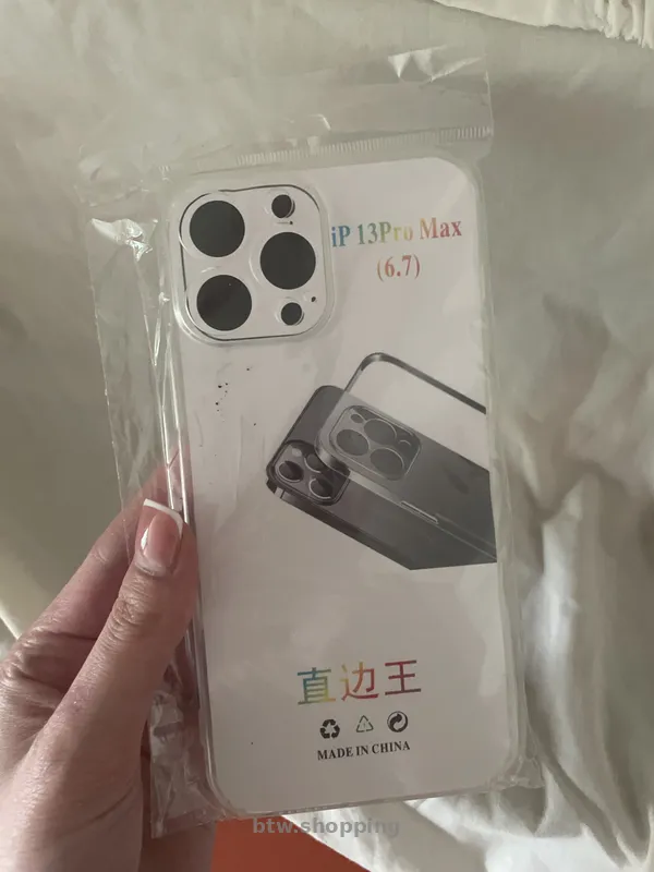 Прозорий чохол на iPhone/Новий/Силіконовий - btw.shopping
