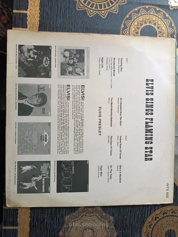 Пластинка Elvis Sings Flaming Star - btw.shopping
