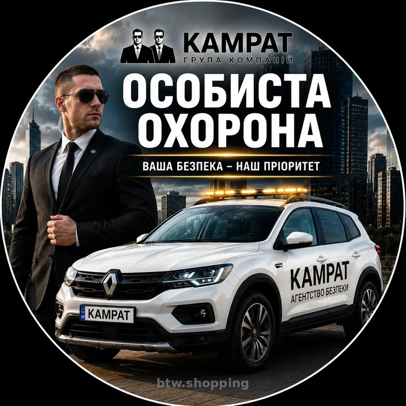 Особиста охорона в Кривому Розі Камрат - btw.shopping
