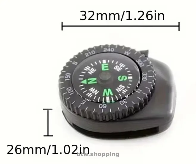 Мини компас на ремешок (браслет) часов - btw.shopping