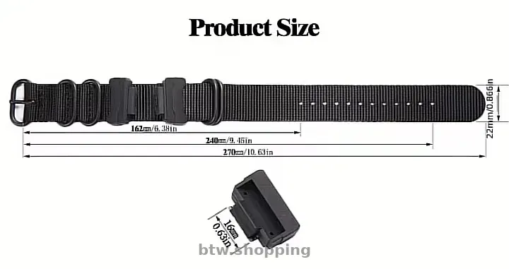 Ремешок для часов Casio G-Shock, нейлоновый - btw.shopping