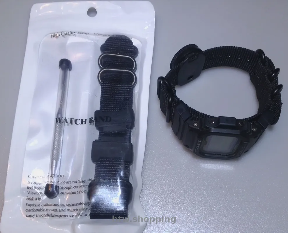 Ремешок для часов Casio G-Shock, нейлоновый - btw.shopping