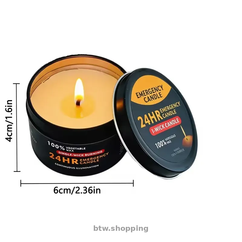 Аварийная свеча – 24 часа горения без дыма и запаха - btw.shopping