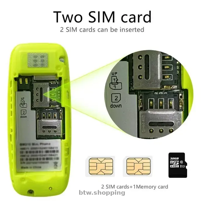 Мини телефон SERVO BM310 для скрытого ношения - btw.shopping