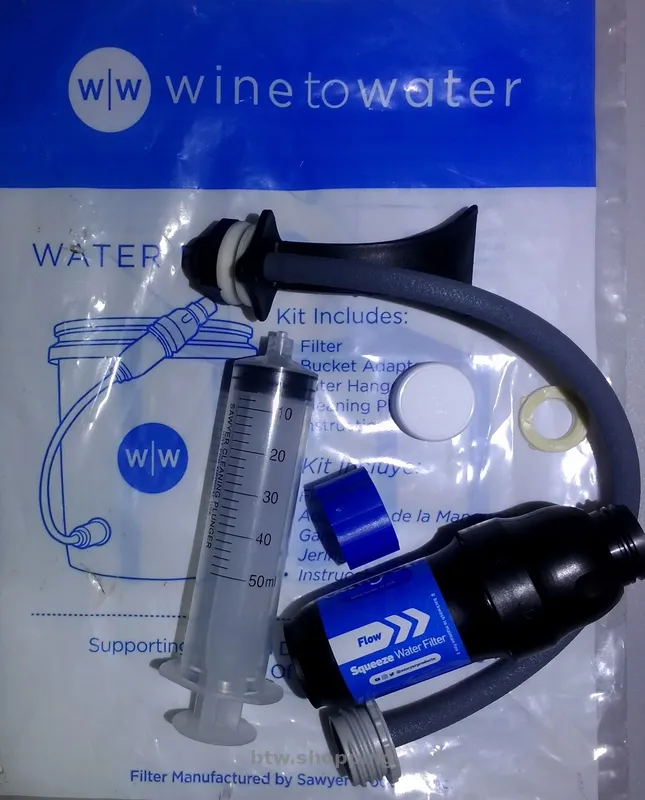 Туристический фильтр для воды Sawyer Squeeze Kit W/W - США - btw.shopping