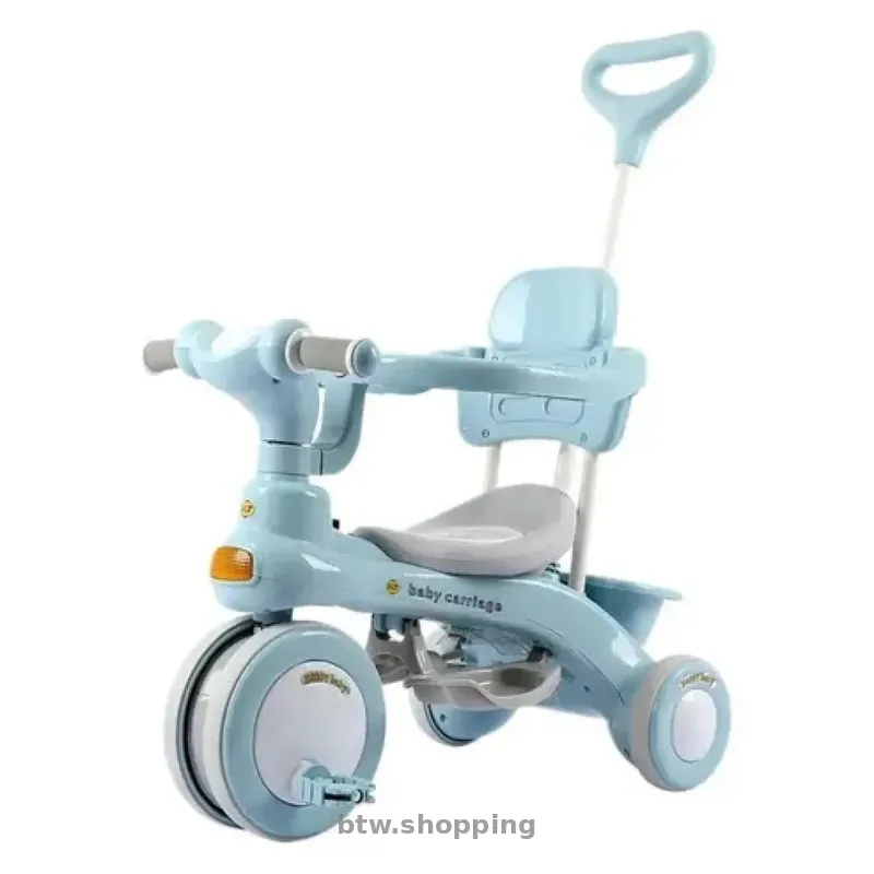 Триколісний велосипед Baby Carriage 588 блакитний - btw.shopping