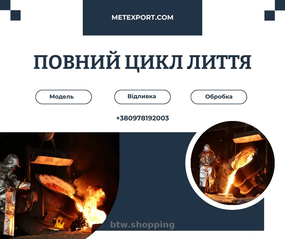 Точне лиття сталі та чавуну починається тут - btw.shopping