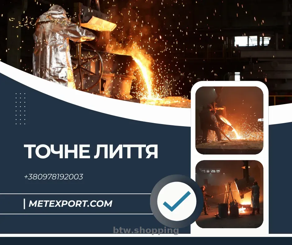Виготовлення якісних сталевих та чавунних виливків - btw.shopping