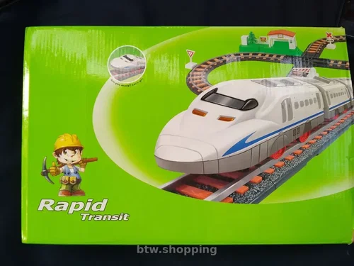 Набір іграшок 2 в 1: Поїзд Rapid Transit + Екскаватор на керуванні