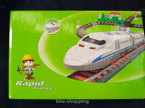 Набір іграшок 2 в 1: Поїзд Rapid Transit + Екскаватор на керуванні