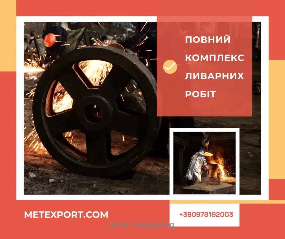 Литі кільця та промислові деталі зі сталі та чавуну - btw.shopping