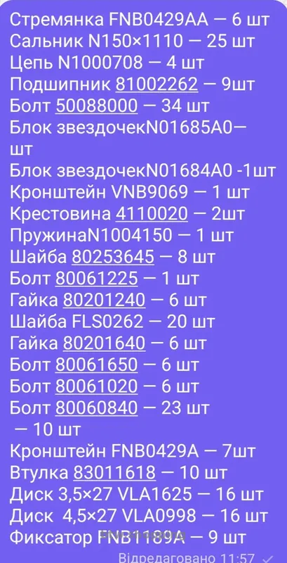 Продам запчастини до сівалки Kuhn Planter - btw.shopping