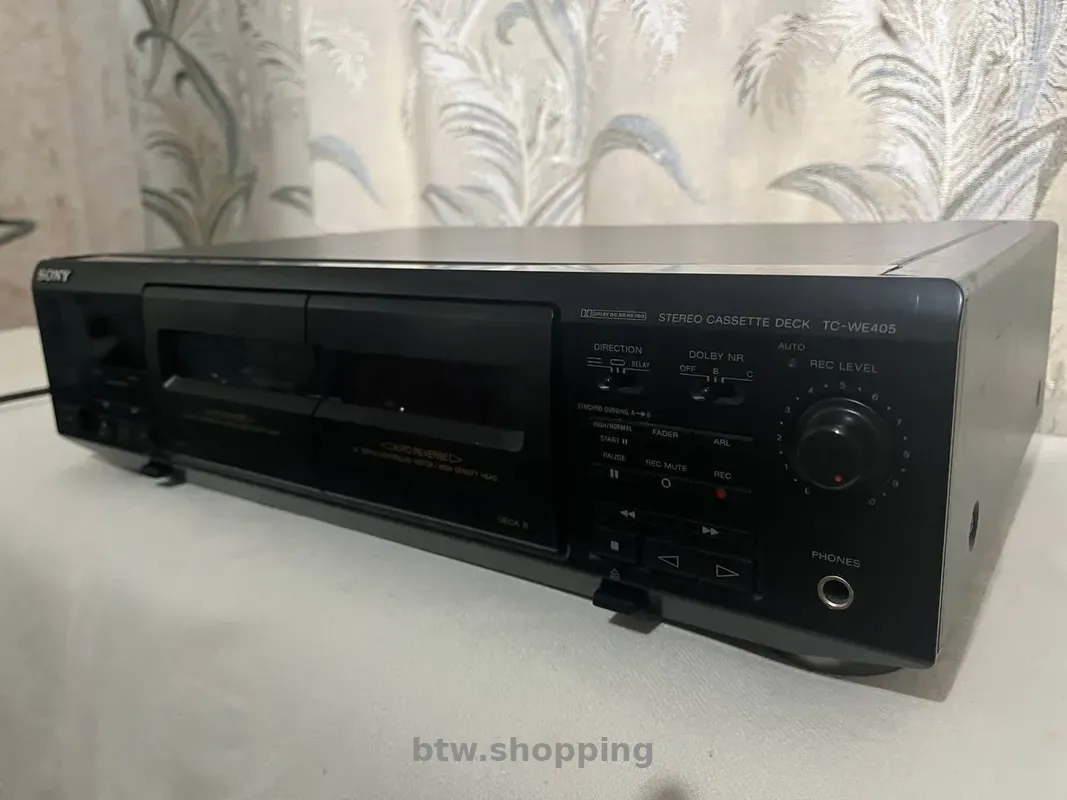 Sony TC-WE405 Двухкассетна стереодека - btw.shopping
