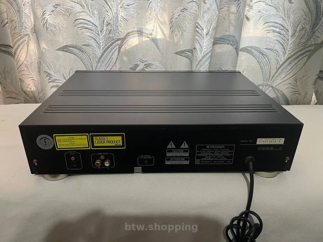 CD-програвач Pioneer PD-7500 — Японський Hi-Fi вінтаж - btw.shopping